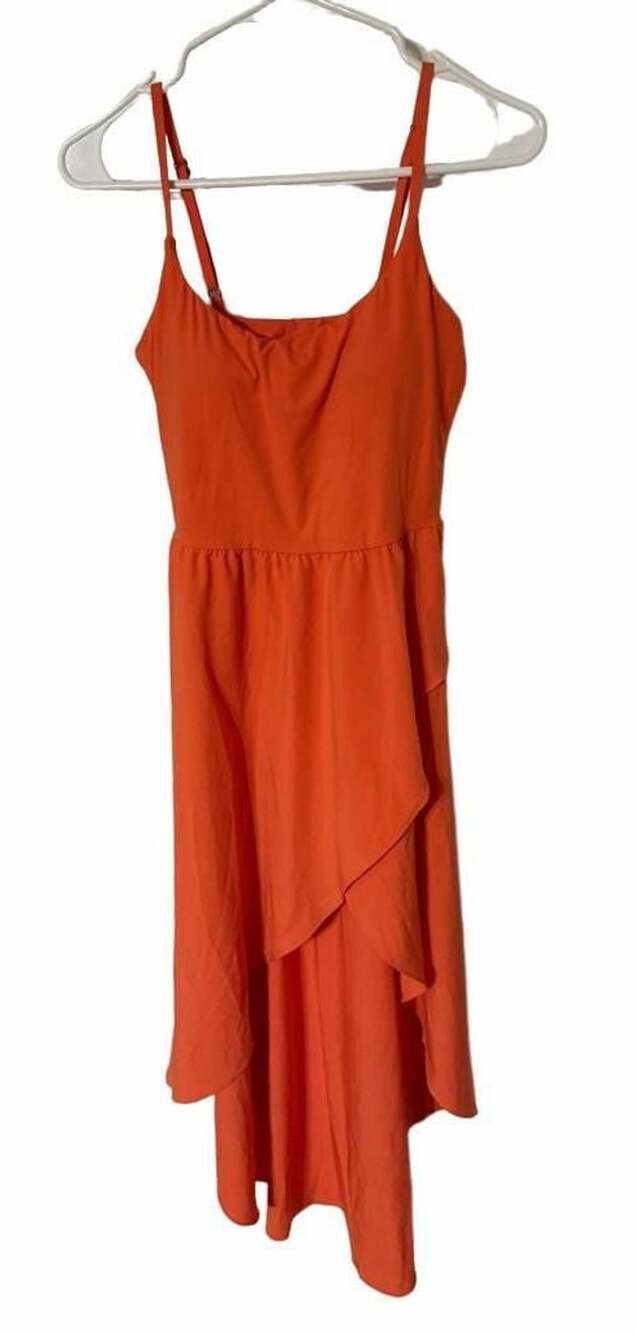 HALARA high low dress Coral S